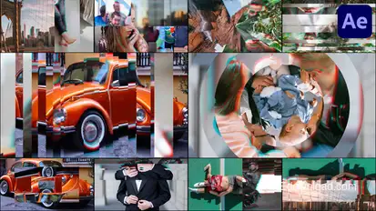 Mirror Transitions for After Effects Elements template preview