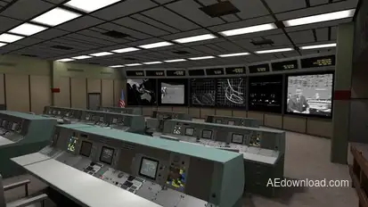 Mission Control Video Displays template preview