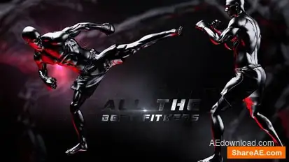 MMA Fighting Intro Openers template preview