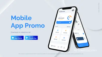 Mobile App Promo Product Promo template preview