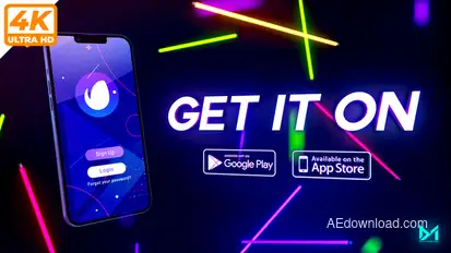 Mobile app  Website Promo Product Promo template preview