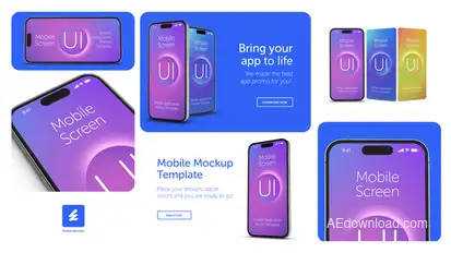 Mobile Mockup Product Promo template preview