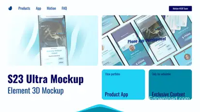 Mobile Mockup Android Product Promo template preview