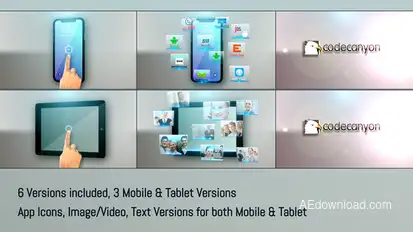 Mobile-Tablet Apps Promo Openers template preview