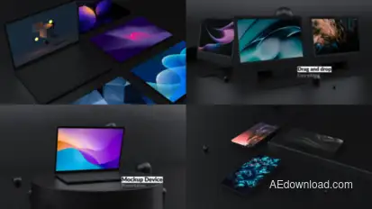 Mockup Device Presentation for After Effects Product Promo template preview