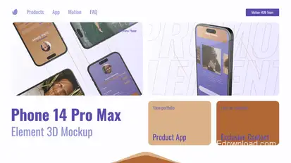 Mockup Phone Pro14 Product Promo template preview