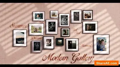 Modern Album Deco Photo Gallery Openers template preview