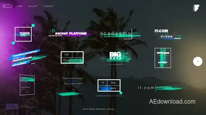 Modern and Creative Lower Thirds Elements template preview