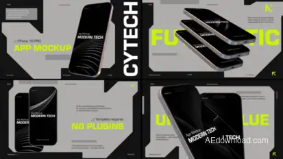 Modern App Demo | Phone 16 Pro Product Promo template preview