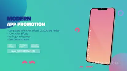 Modern App Promo Product Promo template preview