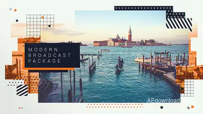 Modern Broadcast Package broadcast-packages template preview