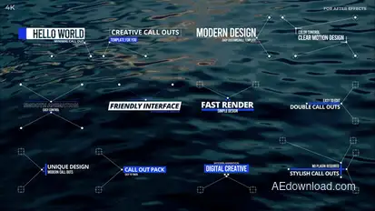 Modern Call Outs Titles template preview