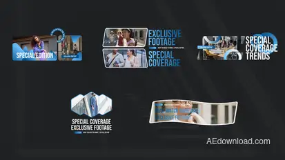 Modern Clean Titles Titles template preview