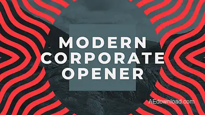 Modern Corporate Opener Openers template preview