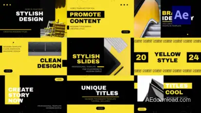 Modern Corporate Slides Product Promo template preview