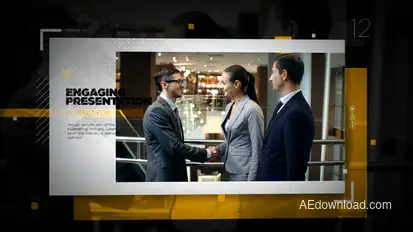 Modern Corporate Slideshow2 Video Displays template preview