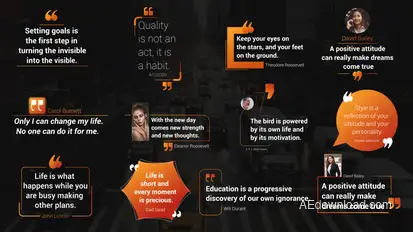 Modern Creative Quotes Elements template preview