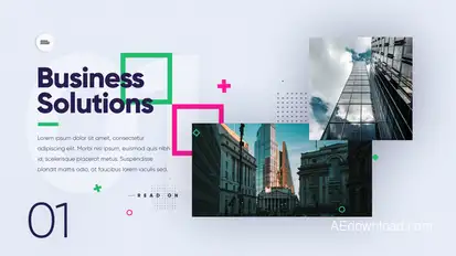 Modern Digital Presentation Video Displays template preview