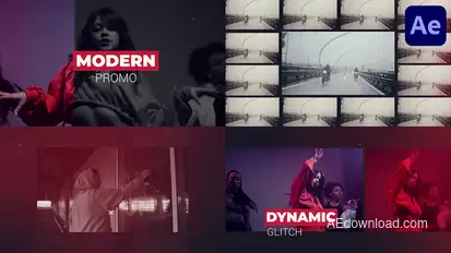 Modern Dynamic Promo for After Effects Openers template preview