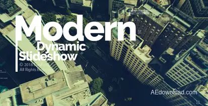 Modern Dynamic Slideshow Openers template preview