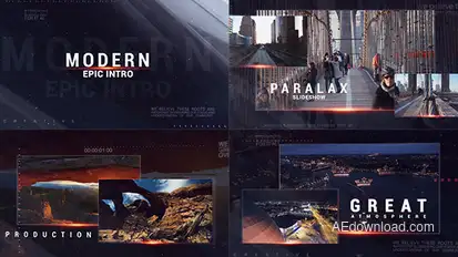 Modern Epic Intro Openers template preview