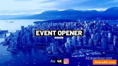 Modern Event Opener Openers template preview