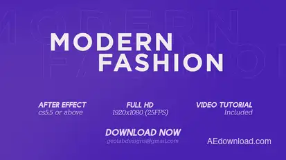 Modern Fashion Openers template preview