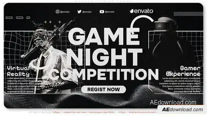 Modern Gaming Promo Openers template preview