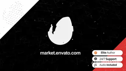 Modern Glitch Logo Logo Stings template preview