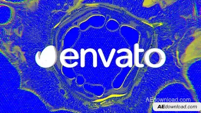 Modern Glitch Logo Reveal Logo Stings template preview