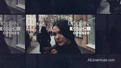 Opener - Modern Glitch Opener Openers template preview