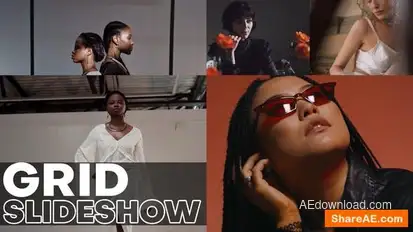 Modern Grid Slideshow Openers template preview