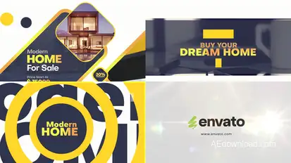 Modern Home Sale AD 1 Product Promo template preview