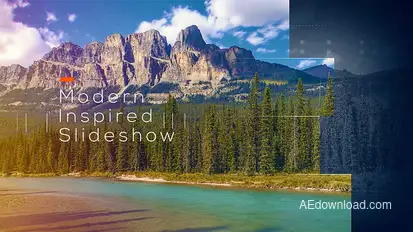 Modern Inspired Slideshow Video Displays template preview