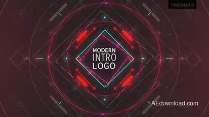 Modern Intro Logo Stings template preview