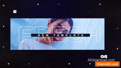 Modern Intro Openers template preview