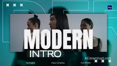 Modern Intro Openers template preview