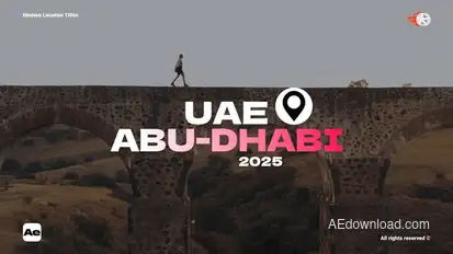 Modern Location Titles Titles template preview