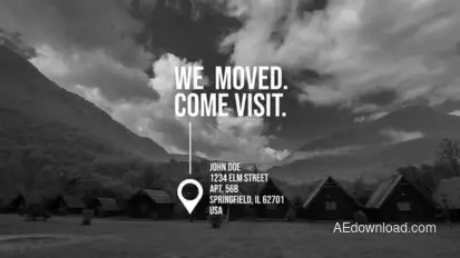 Modern Location Titles | After Effects Titles template preview