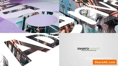 Videohive Modern Logo Intro Logo Stings template preview