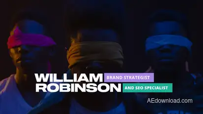 Modern Lower Thirds Elements template preview