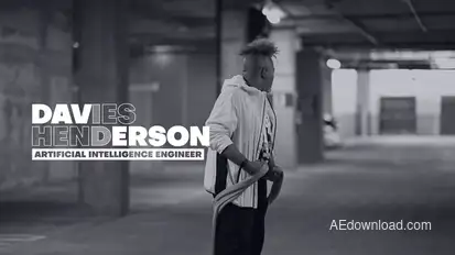 Modern Lower Thirds Elements template preview