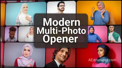 Modern Multi-Photo Opener Openers template preview