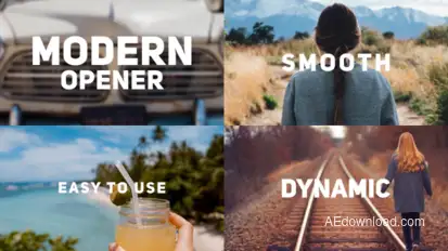 Modern Opener Openers template preview