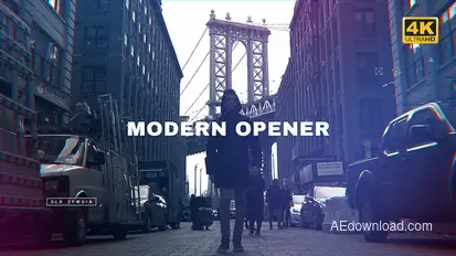 Modern Opener Openers template preview