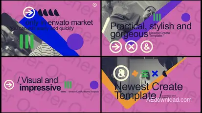 Dynamic Promo Video Pack | Modern Opener Video Displays template preview