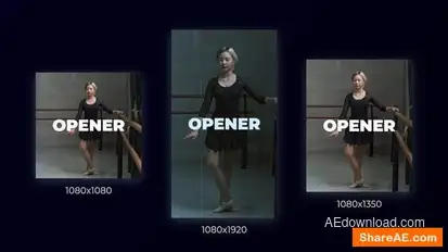 Modern Opener Instagram Openers template preview