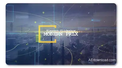 Modern Parallax Cinematic Slideshow Video Displays template preview