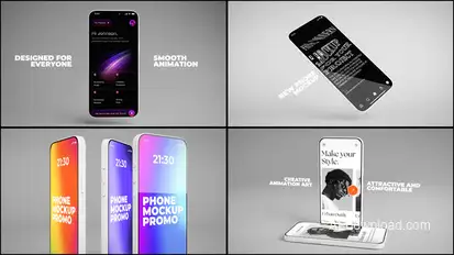 Modern Phone Mockup Product Promo template preview