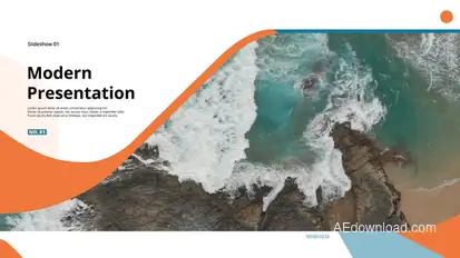 Modern Presentation Video Displays template preview